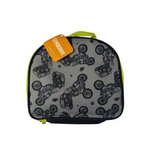 Gymboree Astronaut Bike Lunch Bag Blue Gray Insulated Zipper New Tags